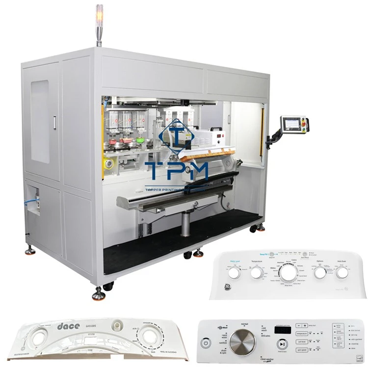 6 Color Pad Printing Machine On Washing Panel suppliers